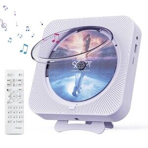 MICOCIOUS Portable CD Player with Bluetooth Desktop CD Player for Home CD Music